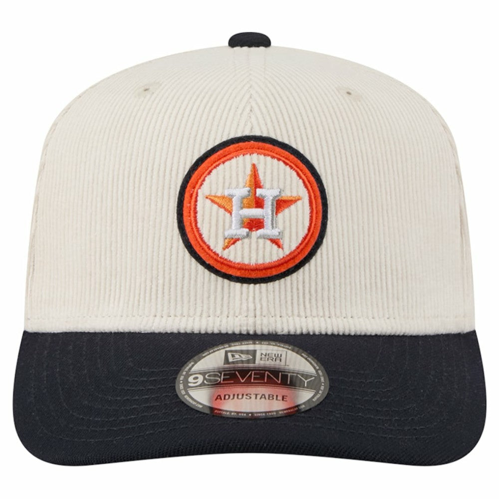 Houston Astros New Era Loyal 9SEVENTY Adjustable Hat - Cream - New Era Lifestyle