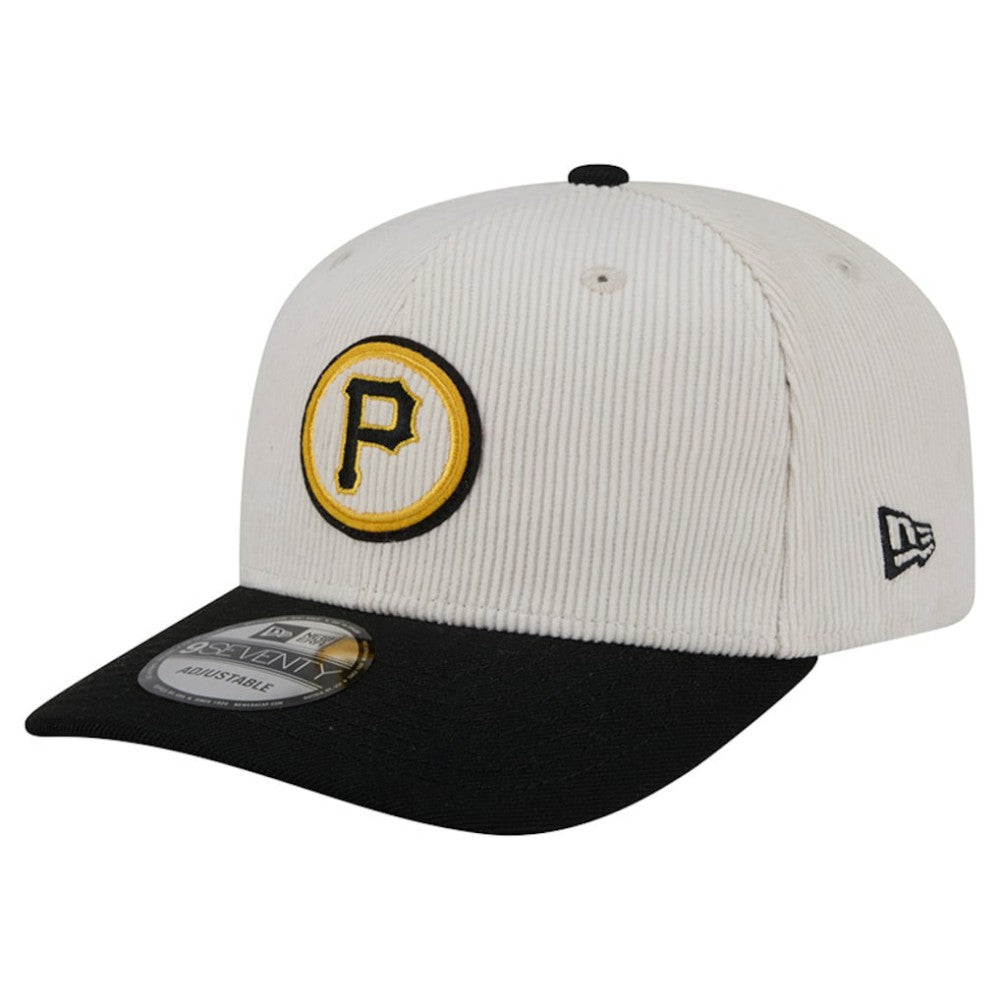 Pittsburgh Pirates New Era Loyal 9SEVENTY Adjustable Hat - Cream - New Era Discount