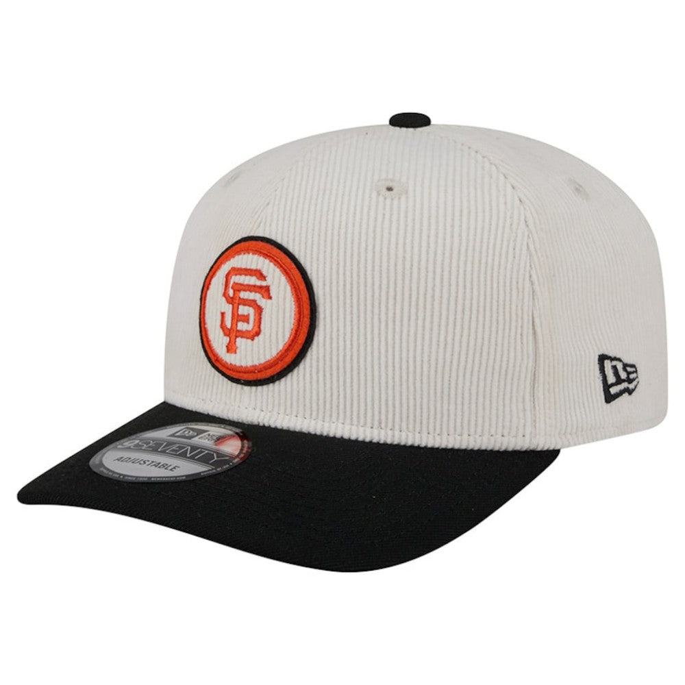 San Francisco Giants New Era Loyal 9SEVENTY Adjustable Hat - Cream - New Era Discount