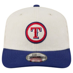 Texas Rangers New Era Loyal 9SEVENTY Adjustable Hat - Cream - New Era Sale