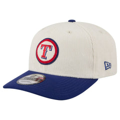 Texas Rangers New Era Loyal 9SEVENTY Adjustable Hat - Cream - New Era Sale