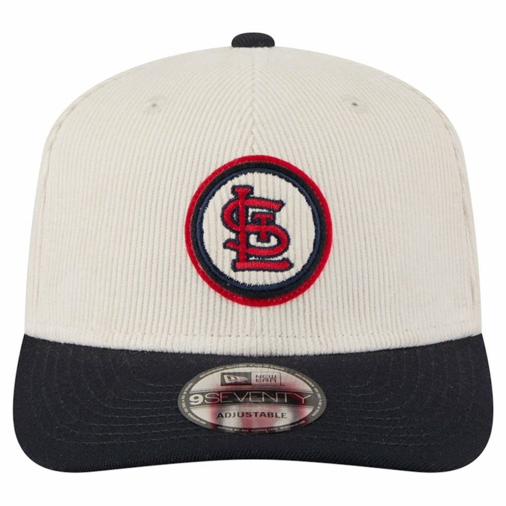 St. Louis Cardinals New Era Loyal 9SEVENTY Adjustable Hat - Cream - New Era Sale
