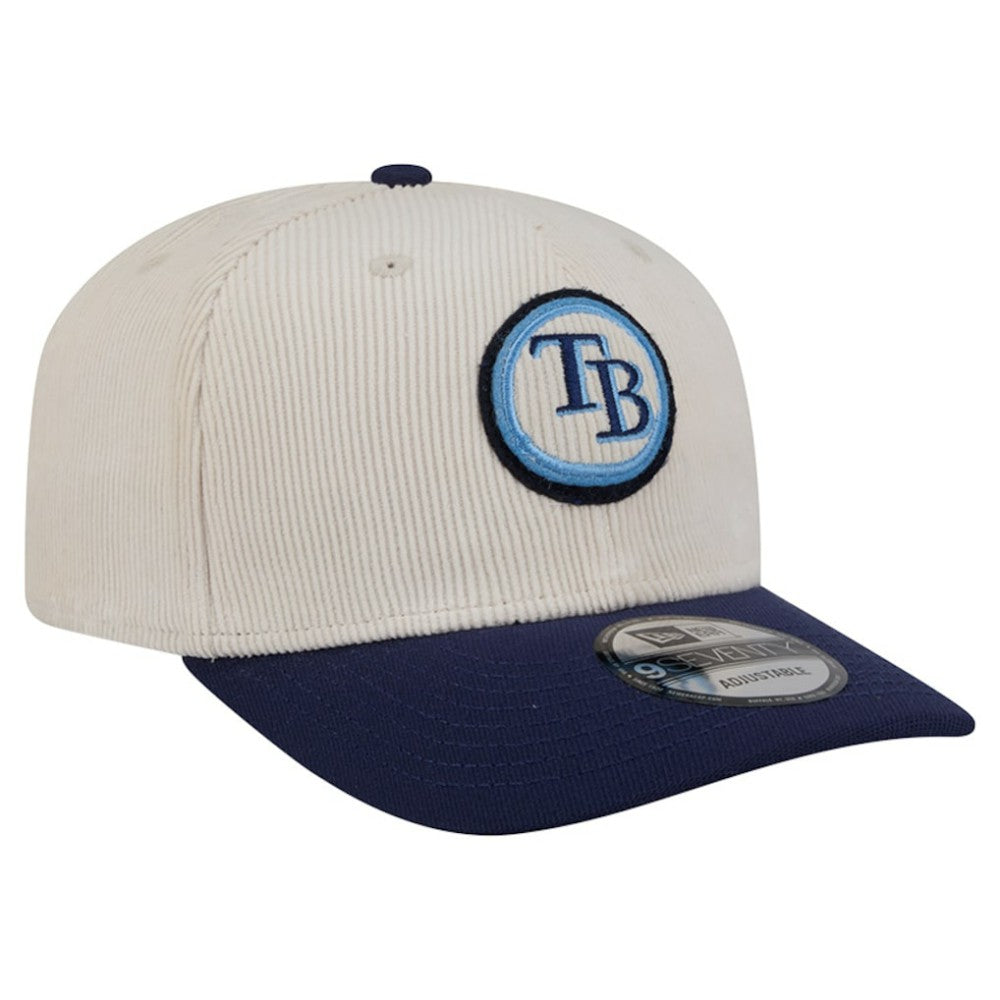 Tampa Bay Rays New Era Loyal 9SEVENTY Adjustable Hat - Cream - New Era on Sale