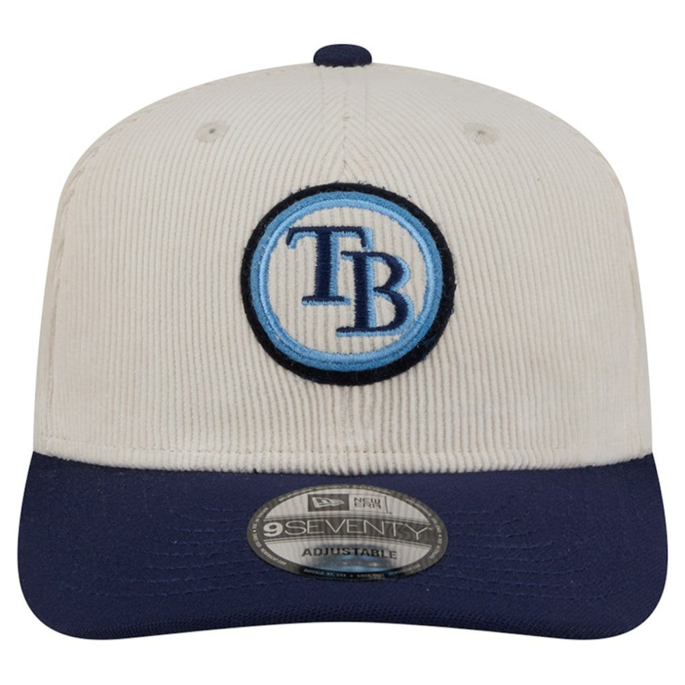 Tampa Bay Rays New Era Loyal 9SEVENTY Adjustable Hat - Cream - New Era on Sale