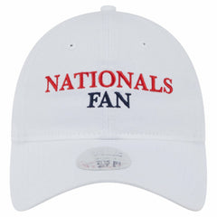 Washington Nationals New Era Women's Team Fan 9TWENTY Adjustable Hat - White - New Era Lifestyle