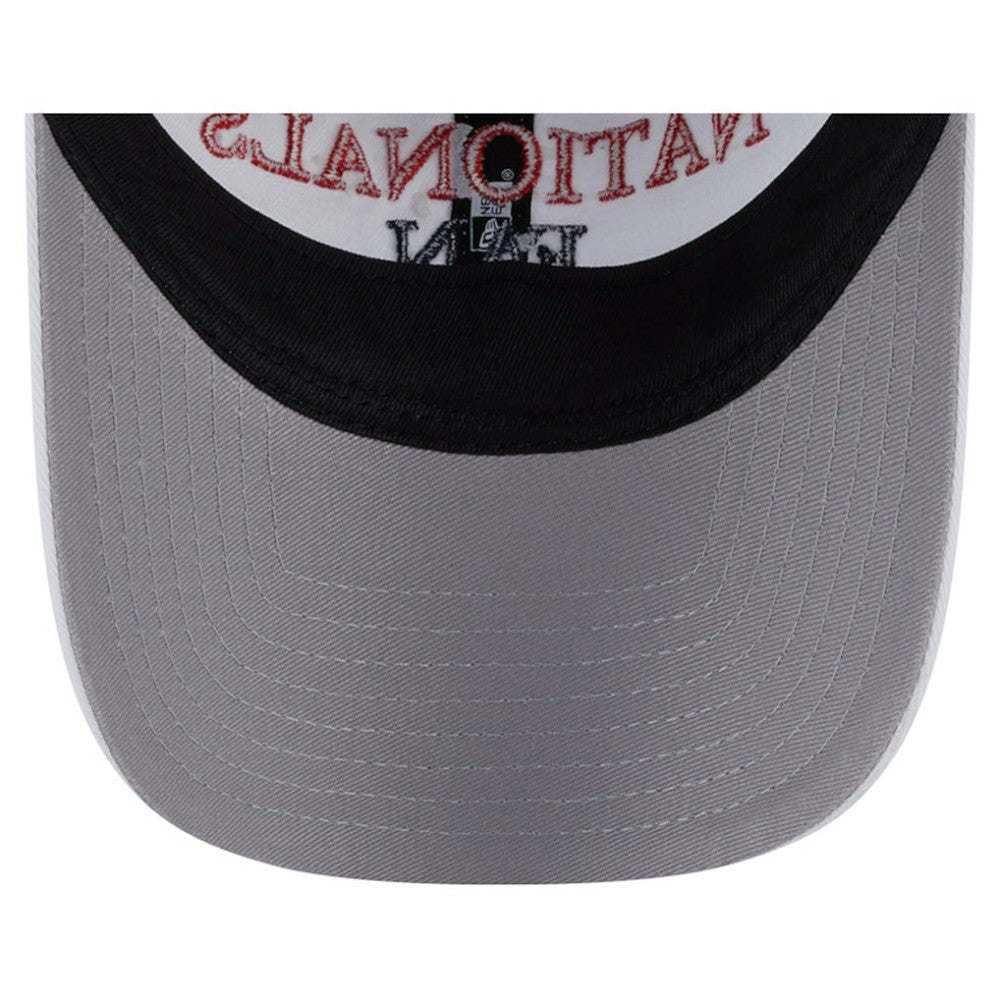 Washington Nationals New Era Women's Team Fan 9TWENTY Adjustable Hat - White - New Era Lifestyle