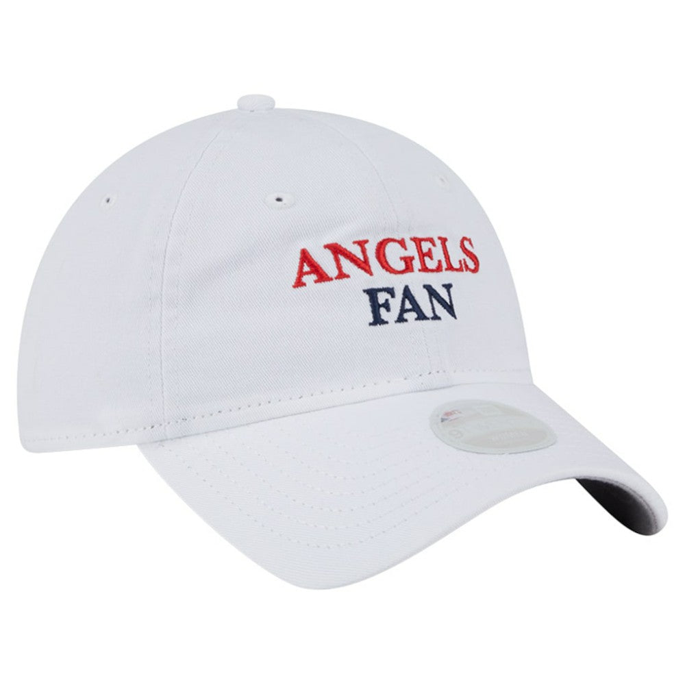 Los Angeles Angels New Era Women's Team Fan 9TWENTY Adjustable Hat - White - New Era Lifestyle