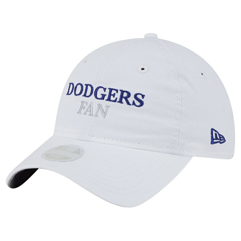 Los Angeles Dodgers New Era Women's Team Fan 9TWENTY Adjustable Hat - White - New Era Lifestyle