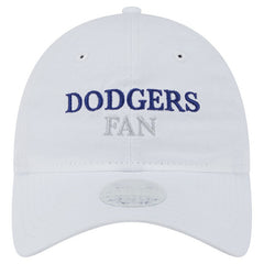 Los Angeles Dodgers New Era Women's Team Fan 9TWENTY Adjustable Hat - White - New Era Lifestyle