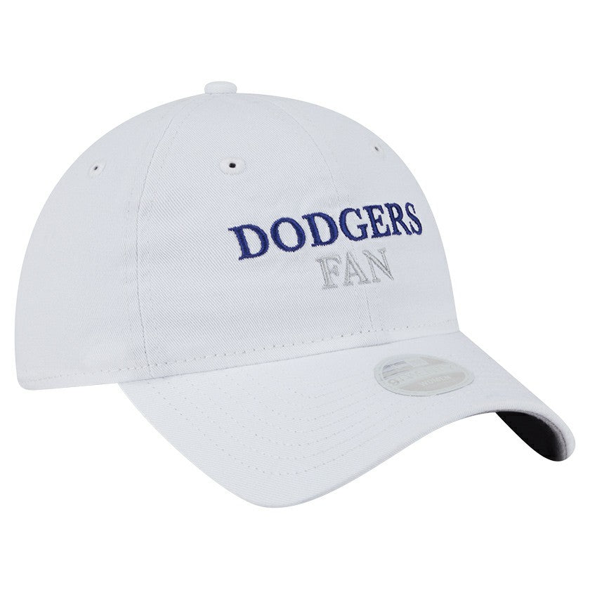 Los Angeles Dodgers New Era Women's Team Fan 9TWENTY Adjustable Hat - White - New Era Lifestyle
