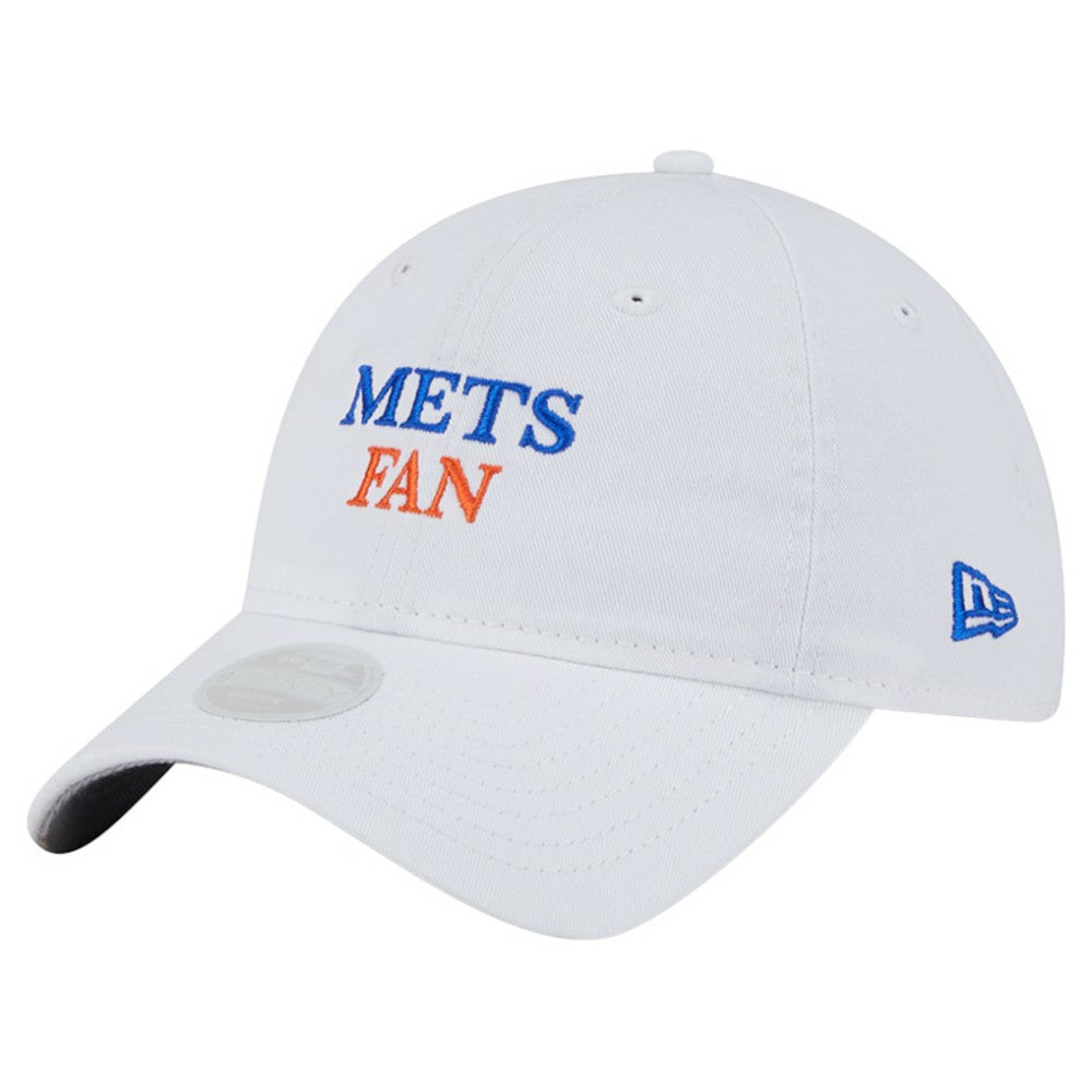 New York Mets New Era Women's Team Fan 9TWENTY Adjustable Hat - White - New Era Sale