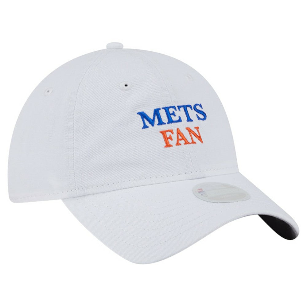 New York Mets New Era Women's Team Fan 9TWENTY Adjustable Hat - White - New Era Sale