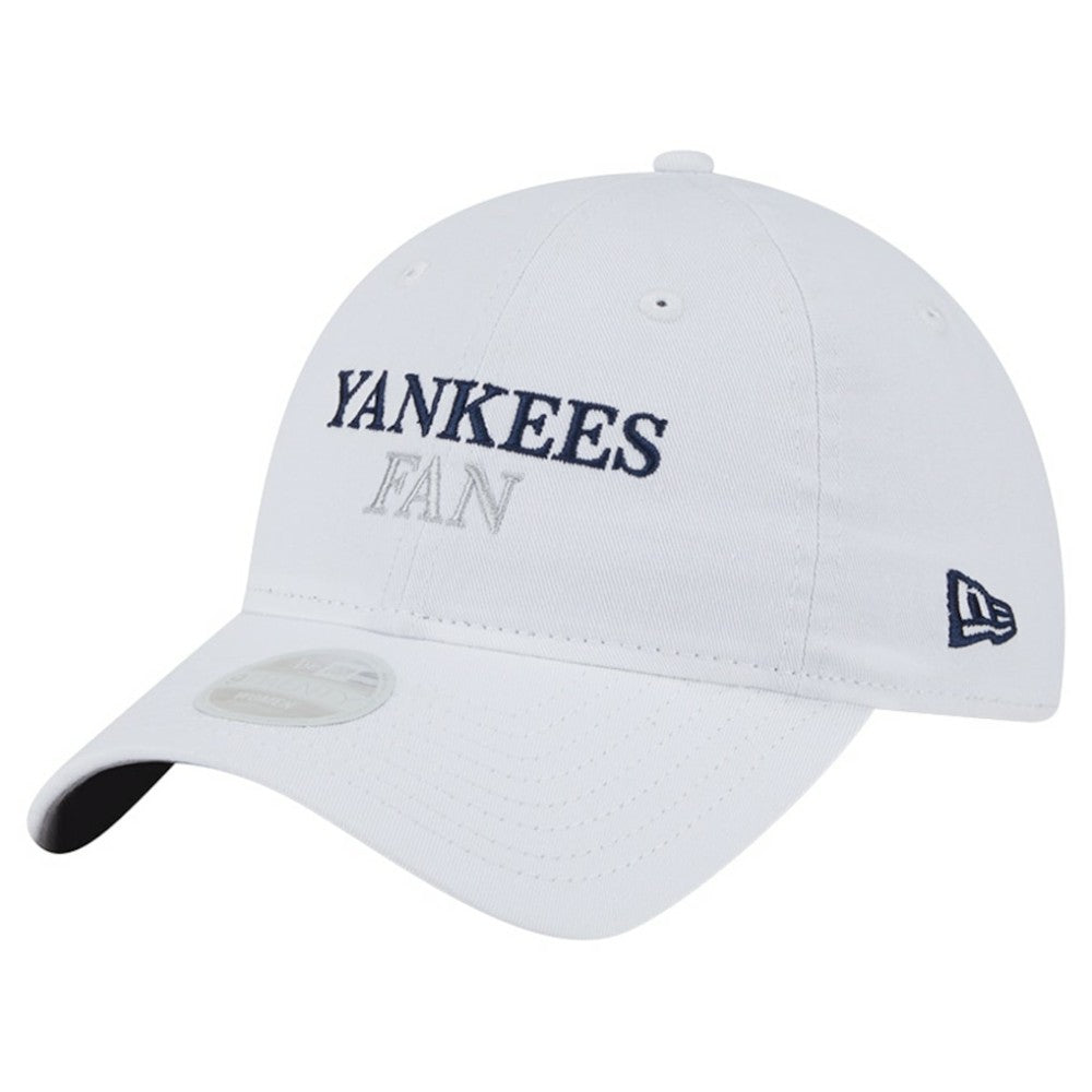 New York Yankees New Era Women's Team Fan 9TWENTY Adjustable Hat - White - New Era on Sale