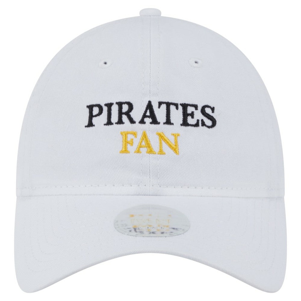 Pittsburgh Pirates New Era Women's Team Fan 9TWENTY Adjustable Hat - White - New Era Online