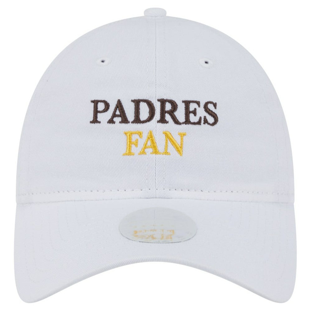 San Diego Padres New Era Women's Team Fan 9TWENTY Adjustable Hat - White - New Era Sale