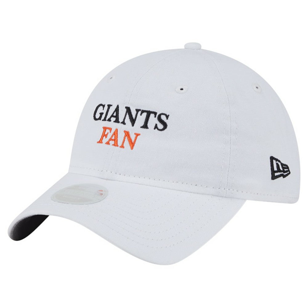 San Francisco Giants New Era Women's Team Fan 9TWENTY Adjustable Hat - White - New Era on Sale