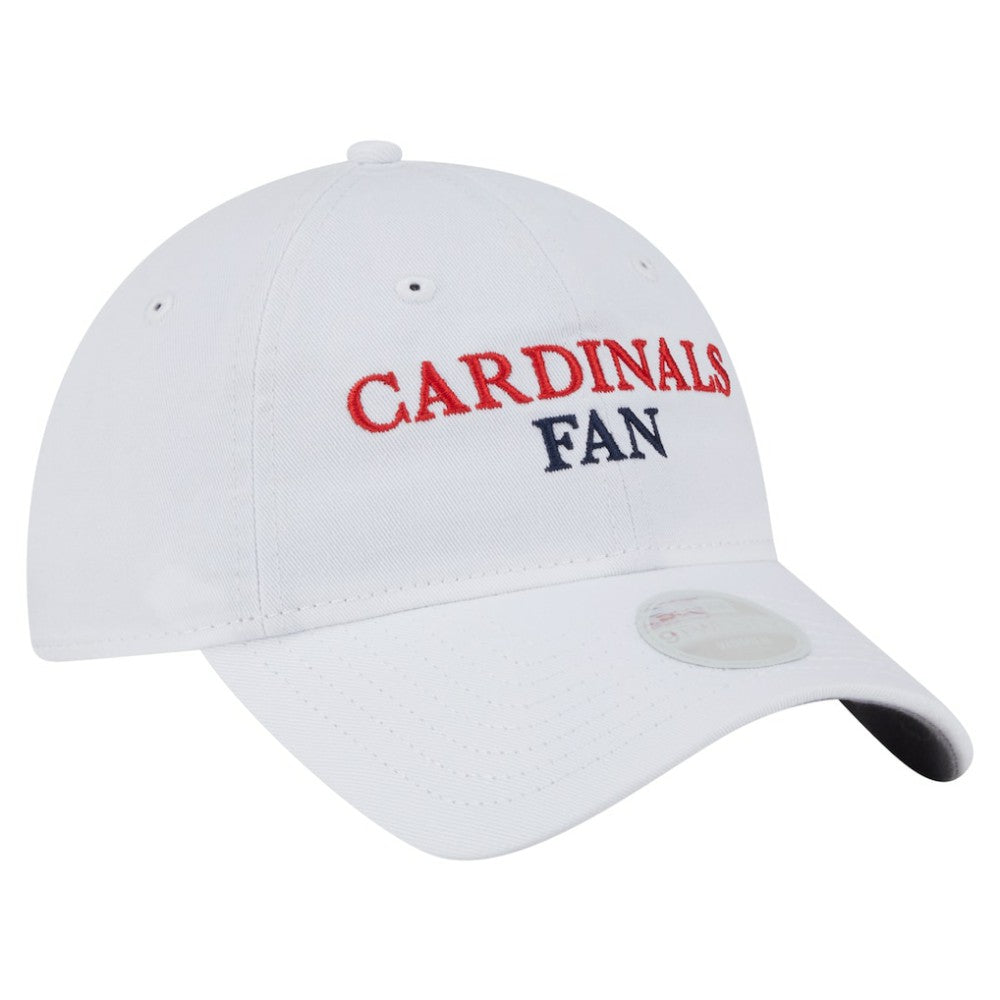St. Louis Cardinals New Era Women's Team Fan 9TWENTY Adjustable Hat - White - New Era Sale