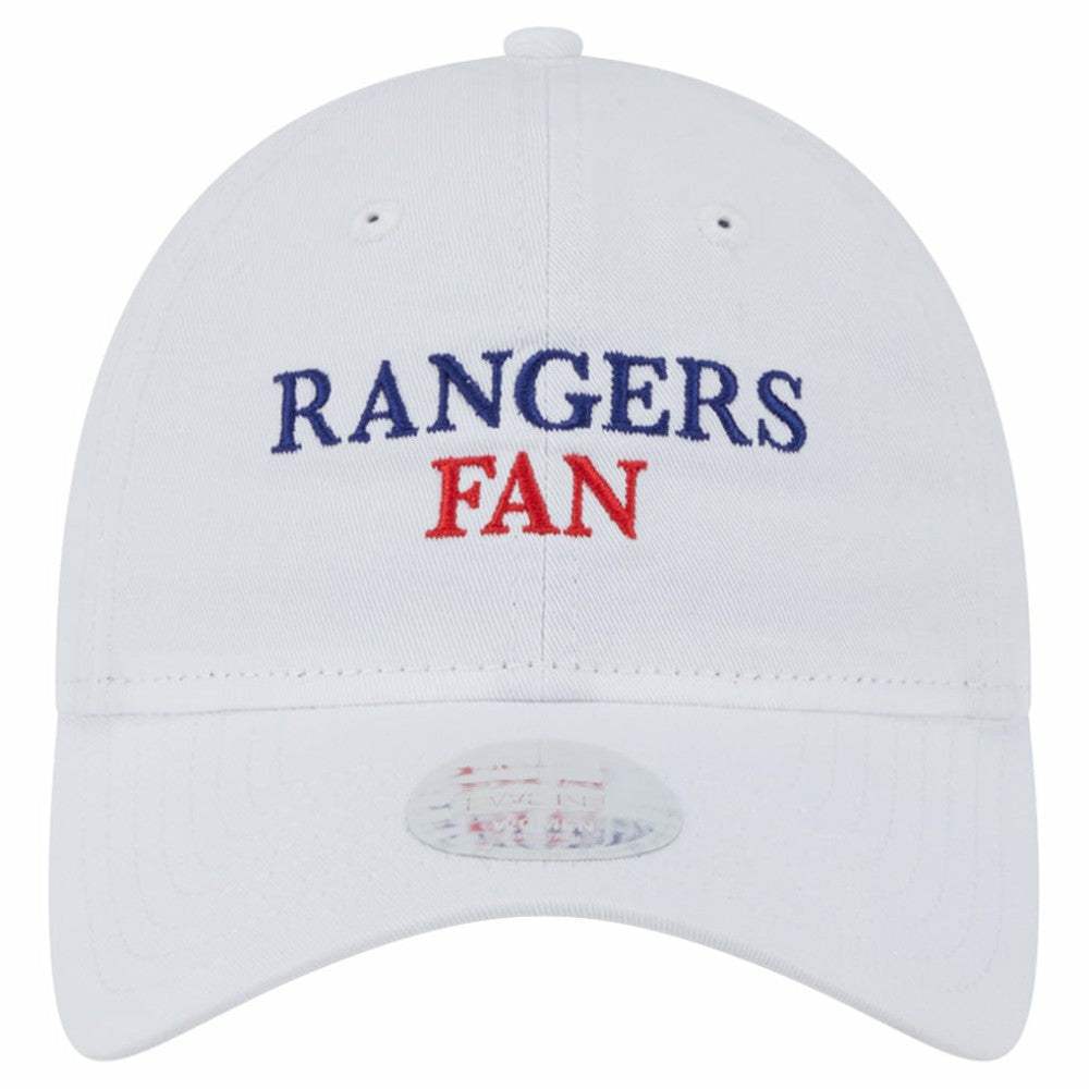 Texas Rangers New Era Women's Team Fan 9TWENTY Adjustable Hat - White - New Era Sale
