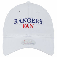 Texas Rangers New Era Women's Team Fan 9TWENTY Adjustable Hat - White - New Era Sale