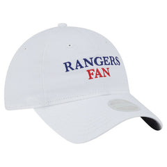 Texas Rangers New Era Women's Team Fan 9TWENTY Adjustable Hat - White - New Era Sale