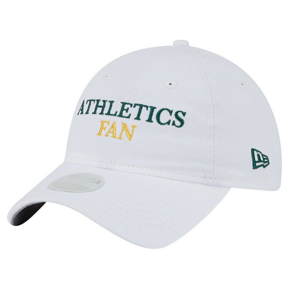 Athletics New Era Women's Team Fan 9TWENTY Adjustable Hat - White - New Era on Sale