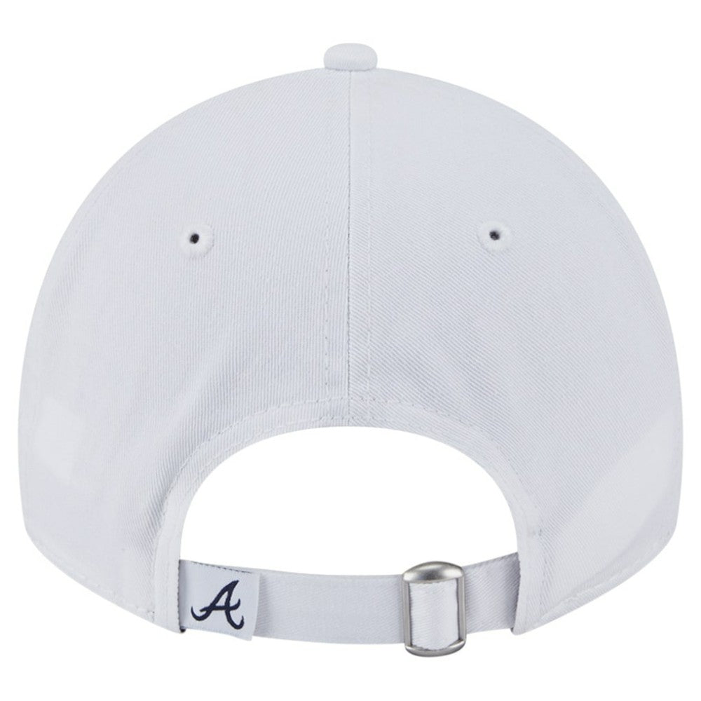 Atlanta Braves New Era Women's Team Fan 9TWENTY Adjustable Hat - White - New Era on Sale