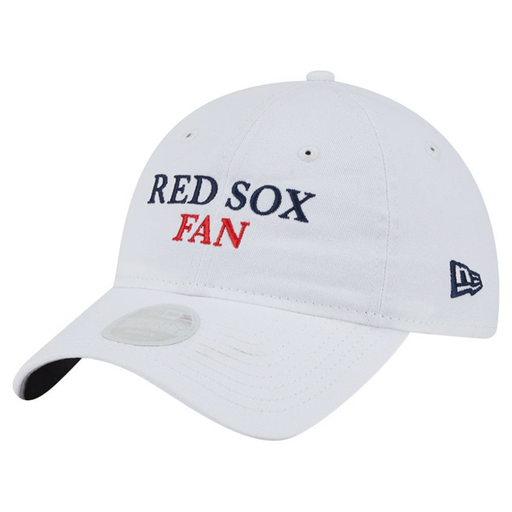 Boston Red Sox New Era Women's Team Fan 9TWENTY Adjustable Hat - White - New Era on Sale