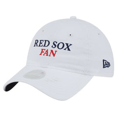 Boston Red Sox New Era Women's Team Fan 9TWENTY Adjustable Hat - White - New Era on Sale