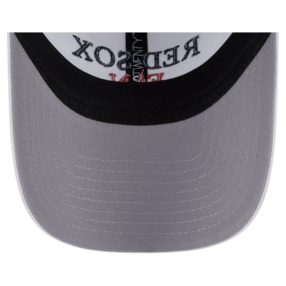 Boston Red Sox New Era Women's Team Fan 9TWENTY Adjustable Hat - White - New Era on Sale
