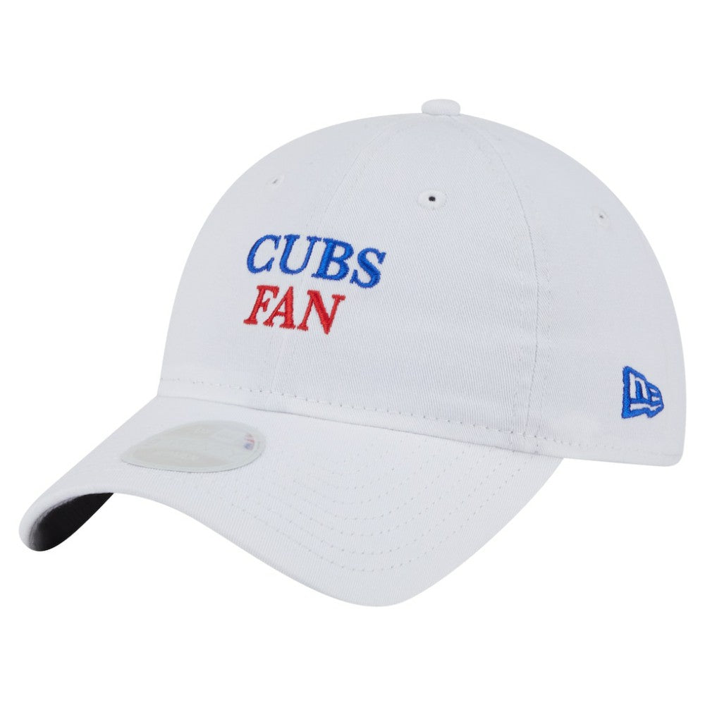 Chicago Cubs New Era Women's Team Fan 9TWENTY Adjustable Hat - White - New Era Discount
