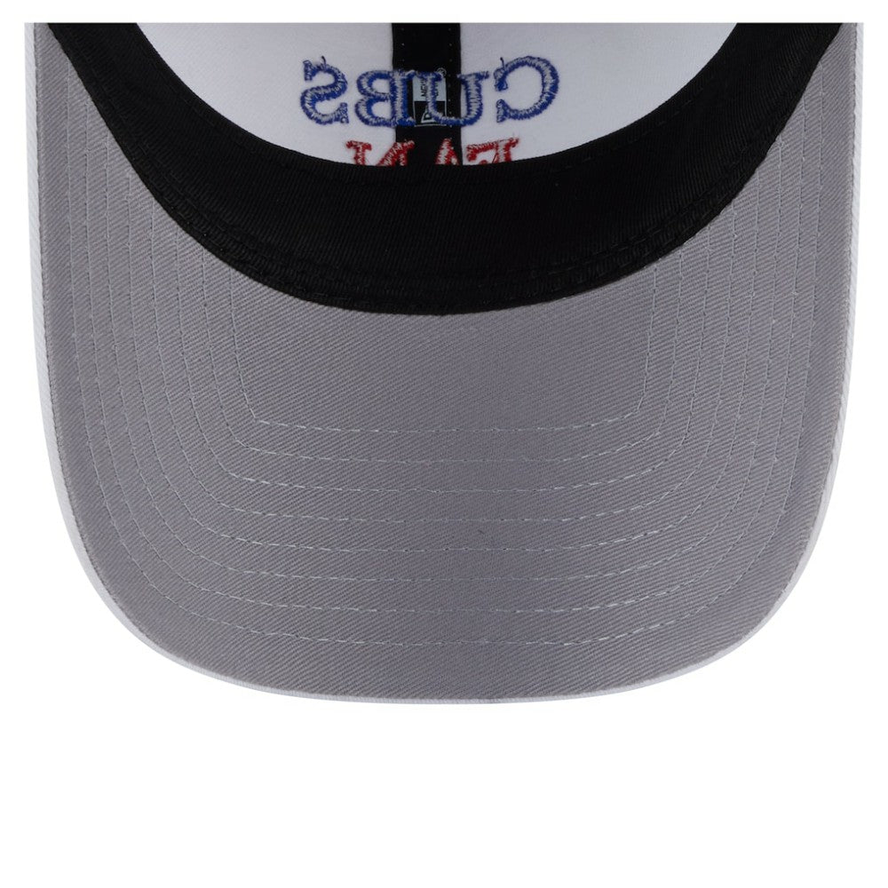 Chicago Cubs New Era Women's Team Fan 9TWENTY Adjustable Hat - White - New Era Discount