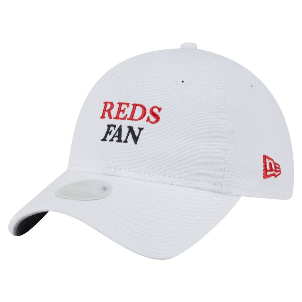 Cincinnati Reds New Era Women's Team Fan 9TWENTY Adjustable Hat - White - New Era on Sale