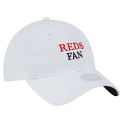 Cincinnati Reds New Era Women's Team Fan 9TWENTY Adjustable Hat - White - New Era on Sale