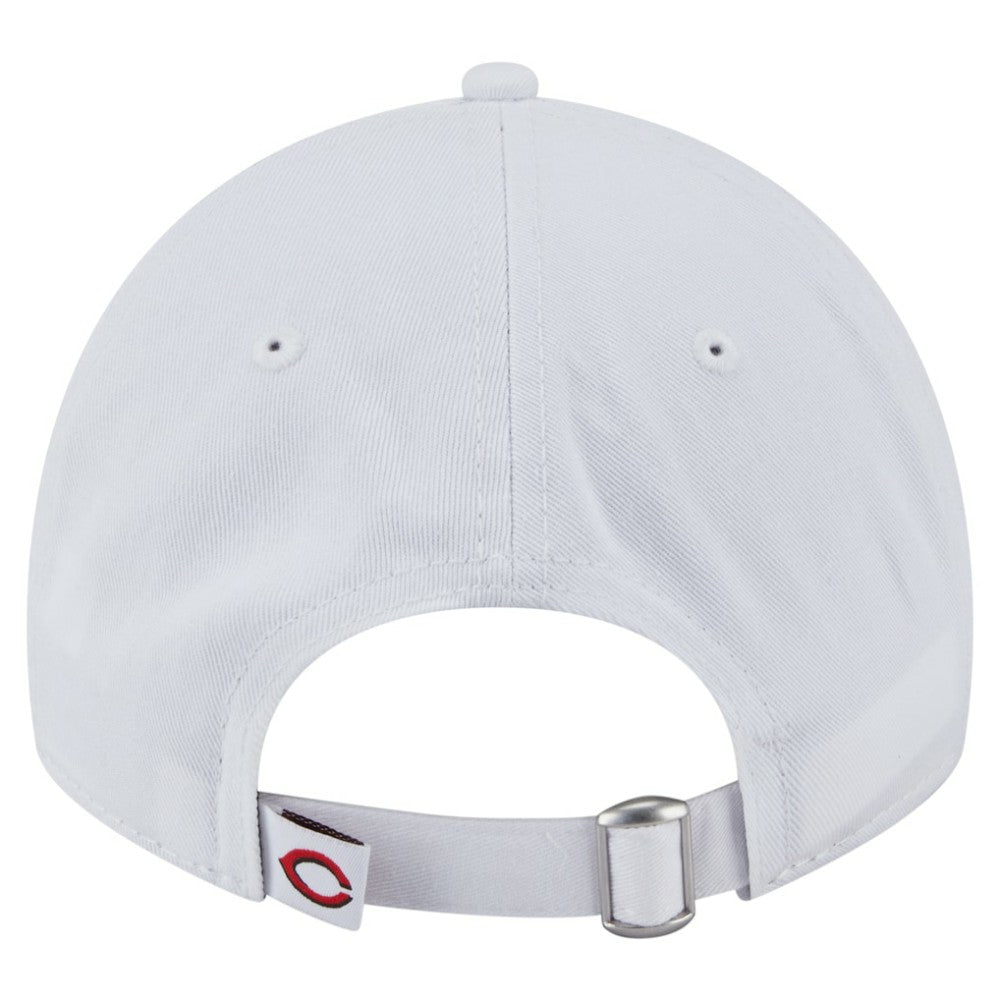 Cincinnati Reds New Era Women's Team Fan 9TWENTY Adjustable Hat - White - New Era on Sale