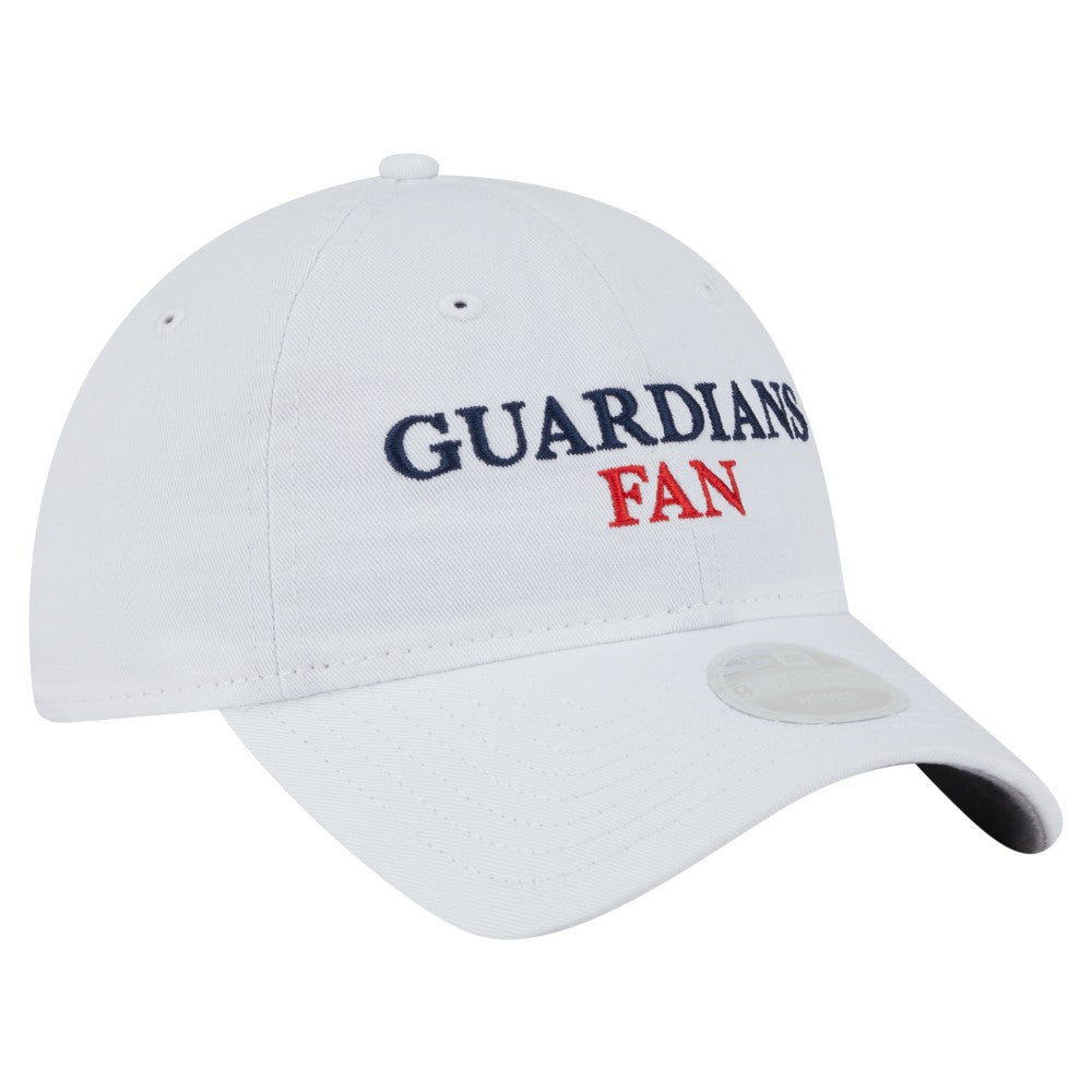Cleveland Guardians New Era Women's Team Fan 9TWENTY Adjustable Hat - White - New Era Online