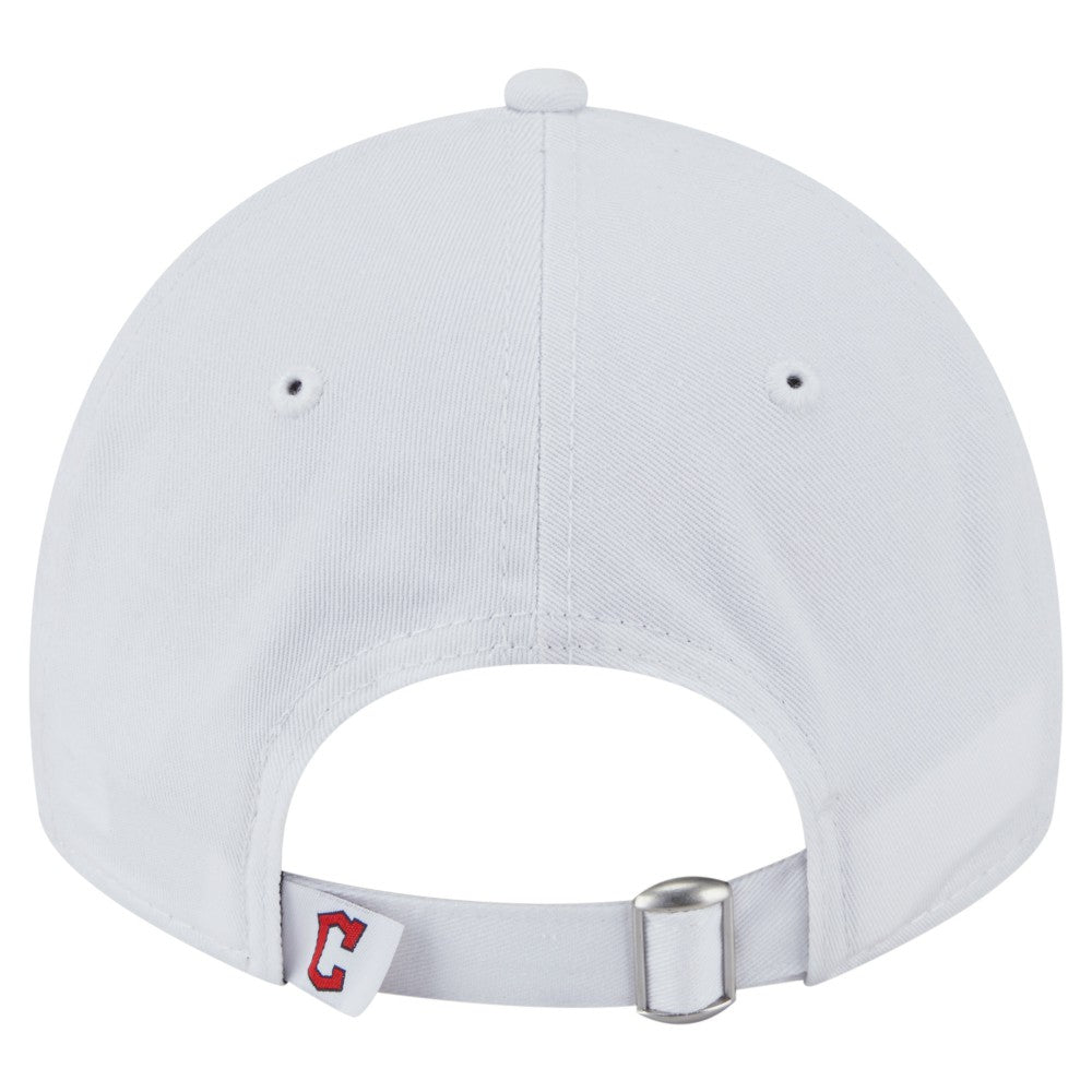 Cleveland Guardians New Era Women's Team Fan 9TWENTY Adjustable Hat - White - New Era Online