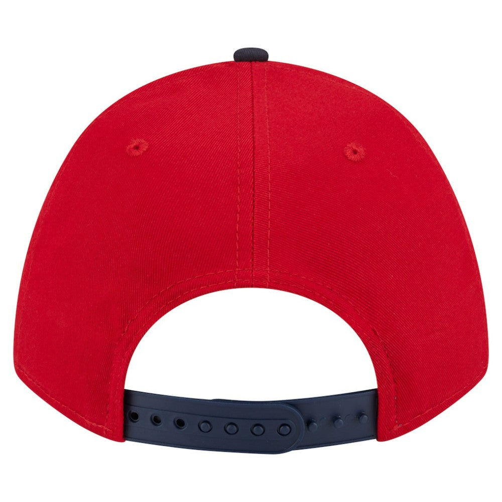 Washington Nationals New Era Arch 9FORTY A-Frame M-Crown Adjustable Hat - Red/Navy - New Era on Sale