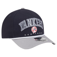New York Yankees New Era Arch 9FORTY A-Frame M-Crown Adjustable Hat - Navy/Gray - New Era on Sale