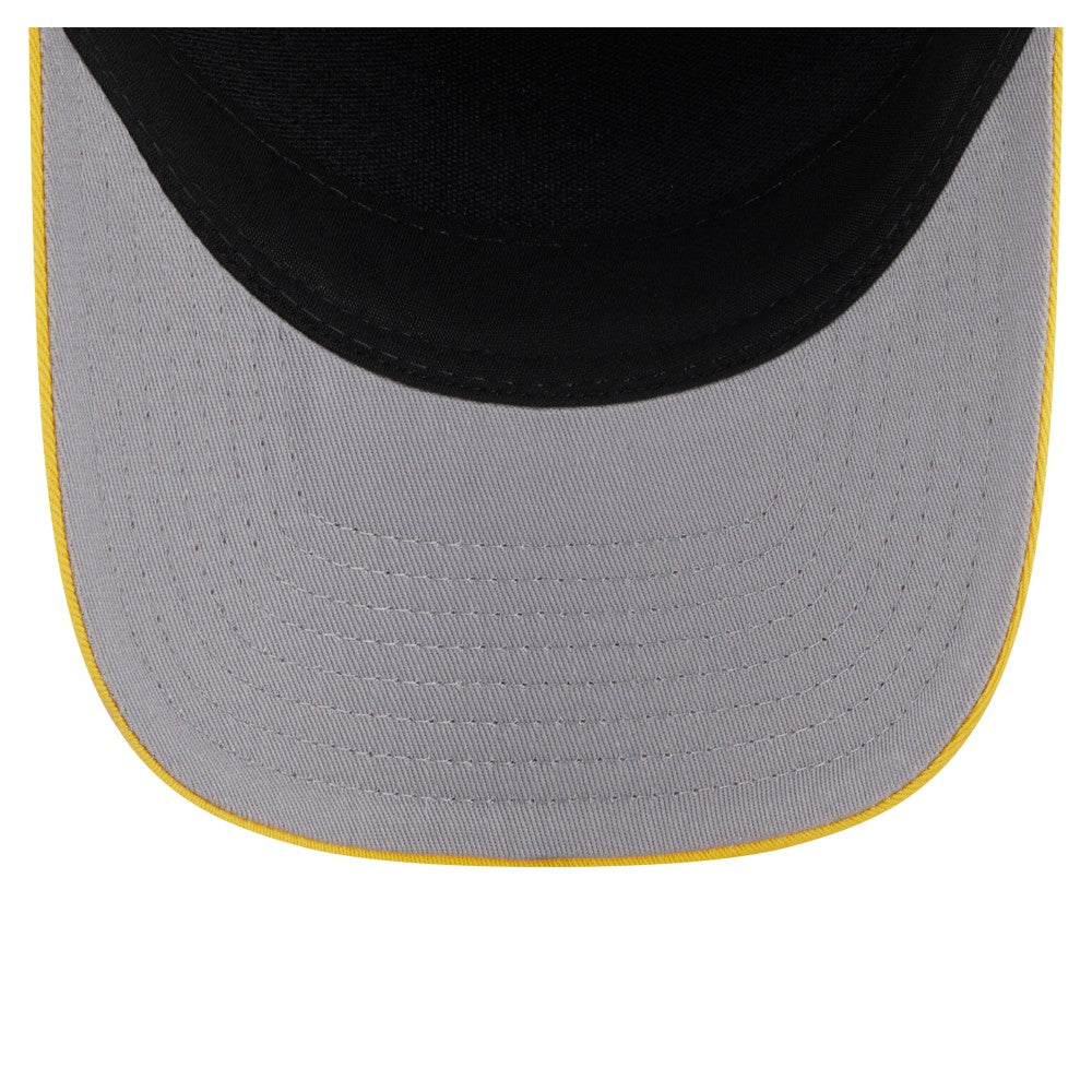 Milwaukee Brewers New Era Arch 9FORTY A-Frame M-Crown Adjustable Hat - Navy/Gold - New Era Sale