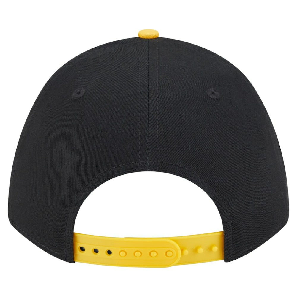 Pittsburgh Pirates New Era Arch 9FORTY A-Frame M-Crown Adjustable Hat - Black/Gold - New Era Online