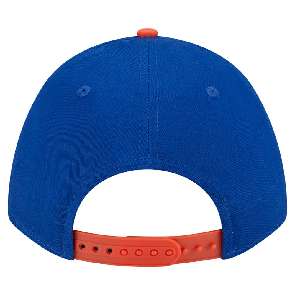 New York Mets New Era Arch 9FORTY A-Frame M-Crown Adjustable Hat - Royal/Orange - New Era Online