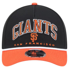 San Francisco Giants New Era Arch 9FORTY A-Frame M-Crown Adjustable Hat - Black/Orange - New Era on Sale