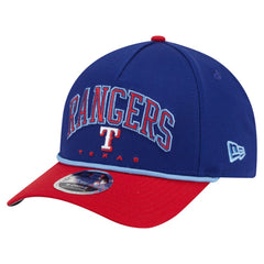 Texas Rangers New Era Arch 9FORTY A-Frame M-Crown Adjustable Hat - Royal/Red - New Era Sale