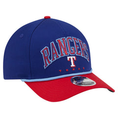 Texas Rangers New Era Arch 9FORTY A-Frame M-Crown Adjustable Hat - Royal/Red - New Era Sale