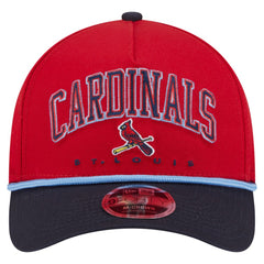 St. Louis Cardinals New Era Arch 9FORTY A-Frame M-Crown Adjustable Hat - Red/Navy - New Era on Sale