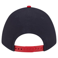 Atlanta Braves New Era Arch 9FORTY A-Frame M-Crown Adjustable Hat - Navy/Red - New Era Lifestyle