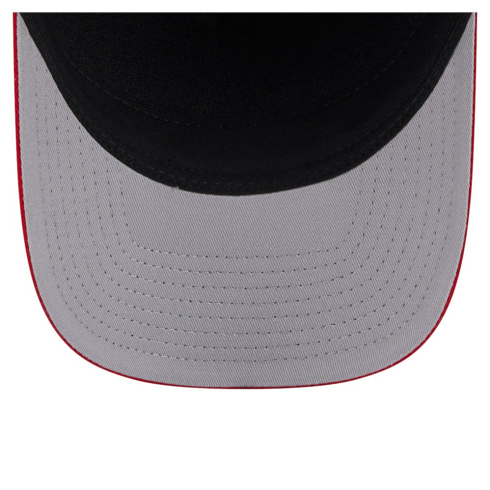 Atlanta Braves New Era Arch 9FORTY A-Frame M-Crown Adjustable Hat - Navy/Red - New Era Lifestyle
