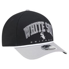 Chicago White Sox New Era Arch 9FORTY A-Frame M-Crown Adjustable Hat - Black/Gray - New Era Online