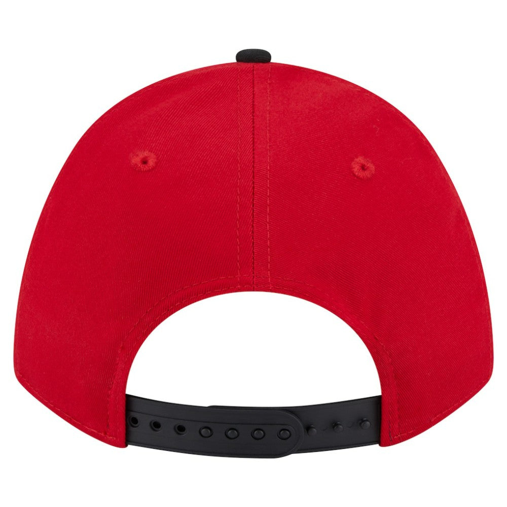 Cincinnati Reds New Era Arch 9FORTY A-Frame M-Crown Adjustable Hat - Red/Black - New Era on Sale