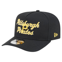 Pittsburgh Pirates New Era Chainstitch 9FIFTY A-Frame Snapback Hat - Black - New Era on Sale